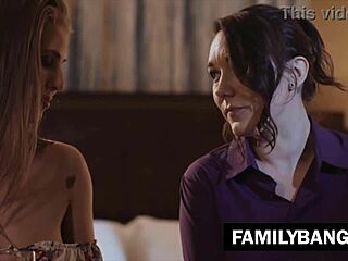 Glamorous stepsisters meet at midnight lena paul and sinn sage