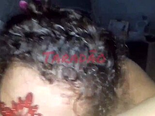 latina bbw whore worships ass and cums hard from anal milk