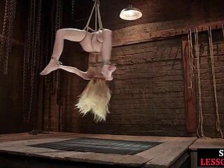 Petite BDSM Sub Whipped Hard Before Master Pounds Her!