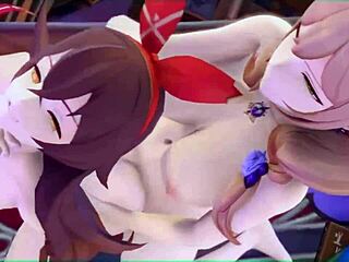 Lisa Fucks Amber Futa Doggy Style With Cum And Anal