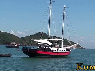 Kumalott - Hardcore Dp On Big Tits Brunette On Boat!