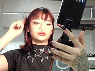 wanna see a hot latina teen's backstage creampie?