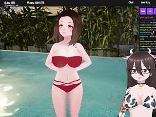 Hot tub simulator for being a streamer