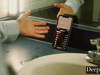 Deeper Abigail Mac Fucks Her Young 18+ Employee In The Bathroom