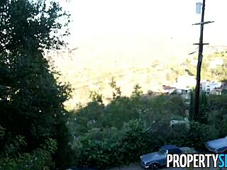 PropertySex - Hot Redhead Agent PERFORMS SEXUAL FAVORS with Wild Riding! Wow!