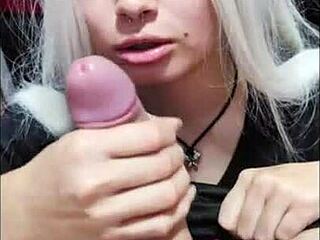 White Moon Sucks Balls Deep!