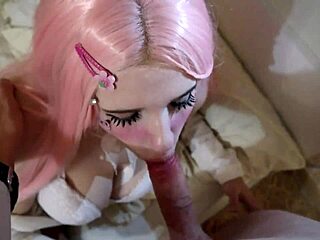 filled the whole face with cum to the beauty bu66legum