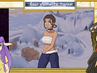 Avatar Lesbians Dominate in Wild Orgy Scene