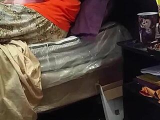 Stepmother's emotions run wild wanting a piece of big black cock.