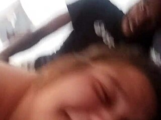 BBW Moans on Big Black Cock Outdoors