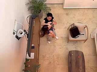 Two Hot Colombian Lesbians Fucking Hard On Vacation!