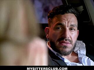 Mysittersclub Hot Blonde Teen 18+ Babysitter Seduces Client During Ride Home Selina Bentz With Ass Tits Taboo Blowjob Cock Big Cock Monster Cock Small 18+ Tits