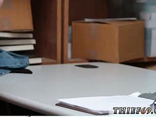 The intruder says, 'Fuck me quick before the cops arrive'