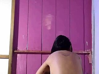 eating the hot brazilian milf with big pussy after fixing her shower