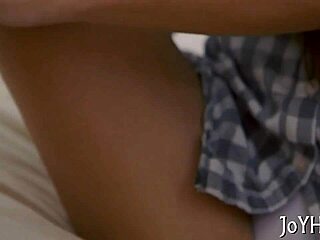 Teen rides dick as a cowgirl