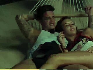 wow, that cute girl jerked her boyfriend off so well!