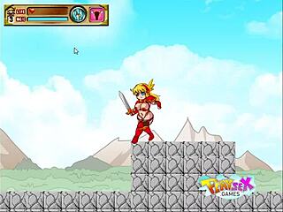 Feeling the adventure of anise in this hentai game with big tits and ass