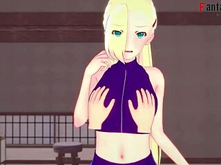 Ino Yamanaka Gives Intense Blowjob In Naruto Hentai With Big Tits And Ass