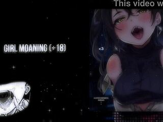 A hot girl moaning while doing a handjob and masturbating solo.