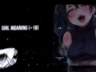 A hot girl moaning while doing a handjob and masturbating solo.