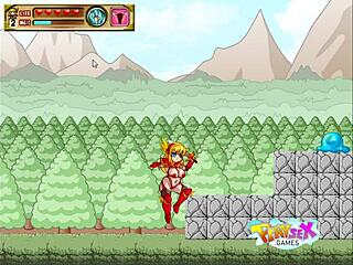 Feeling the adventure of anise in this hentai game with big tits and ass