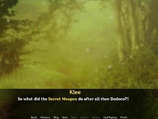 Kleeprankadventure part 4 with lesbian hentai gangbang, bound fingering, and bondage games.