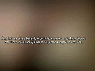 gordinho na cabine da casa de swing comendo casada e gozando na boca completo no red