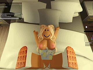 Blonde Rides Big Black Cock Boldly