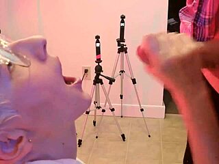 blonde gets piss on cute face