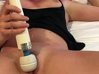 is this slut ready for hitachi masturbation and cum in bdsm?