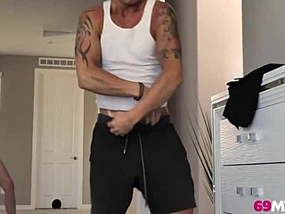 Hey, watch Joslyn James pay with her big tits and a steamy blowjob. She gets bent over for more!