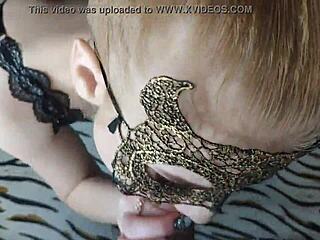 deep wet blowjob from hot blonde