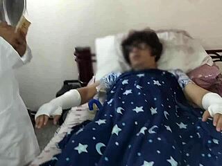 Horny Doctor MILF FUCKS Patient And Swallows Cum