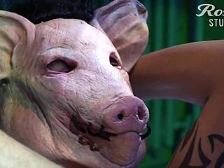 German Strapon Slams Perverse Sau in Wild Arschfick