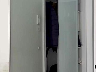 Sexy teen bombshell tongues man's asshole in rimjob fantasy