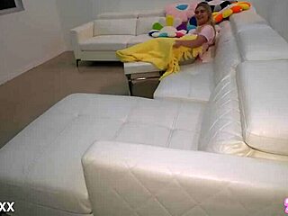 beautiful petite 18+ blonde babe krissy knight rides me wet after long work day