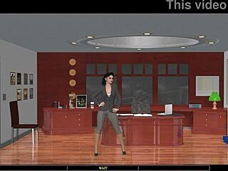 i play with my shaved pussy at the office