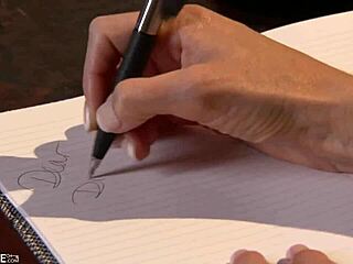 insatiable blonde turns massage into pussy stuffing