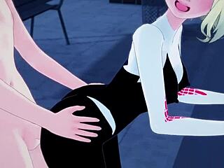 spider-woman gwen stacy fucking short