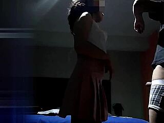 I snatched my friend from the party to bed! He licked my ass as I bent over!