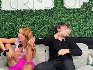 Zoey Luna banging hard in Tesla autopilot