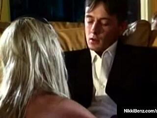 why is masked girl watching nikki benz get fucked?