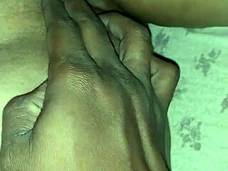 girlfriend gets fingered then fucked hard in missionary