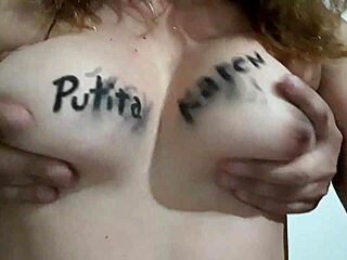 Amateur Touches Her Tits And Nipples