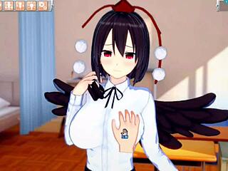 shooting fate maru gets her big tits fondled in 3d hentai