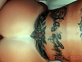 Blonde slut dances and gets fucked outdoors