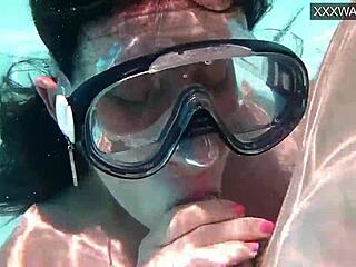 Minnie Manga and Eduard Get Naughty Underwater. Ever Seen a Pool Creampie?