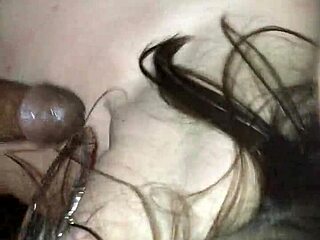 in pov, the amateur white girl gives a sloppy blowjob to her partner