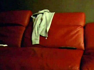 Sexy college babe shows off her big ass and pussy on webcam, getting rough handjob