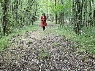 Female Slave Experiences Intense Emotions In The Forest On August 1, 2023.